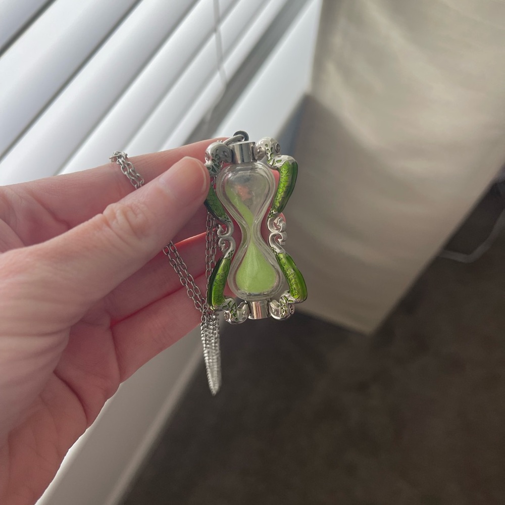 Universal Orlando Professor Slughorn’s Hourglass Charm Necklace